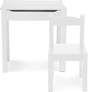 Melissa & Doug Wooden Childs Lift-Top Desk & Chair